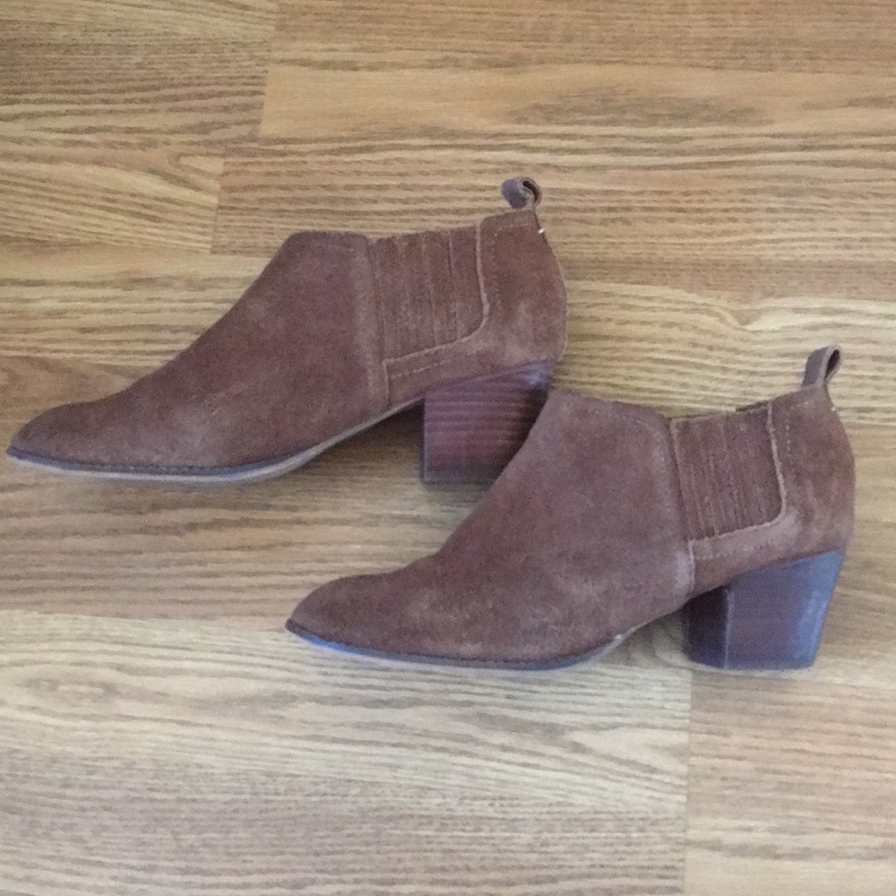 Tan Suede Ankle Boots